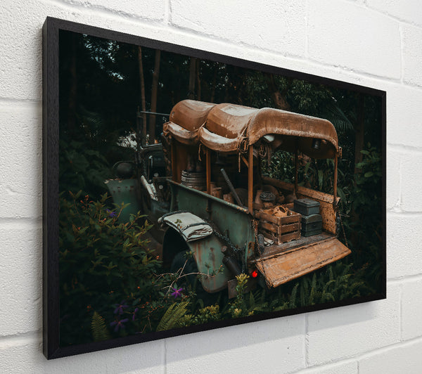 Rusty Green Jungle Truck