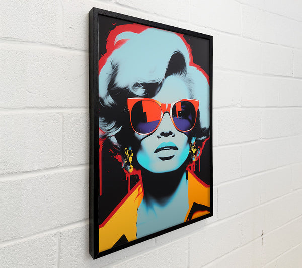 Red Glasses Pop Art