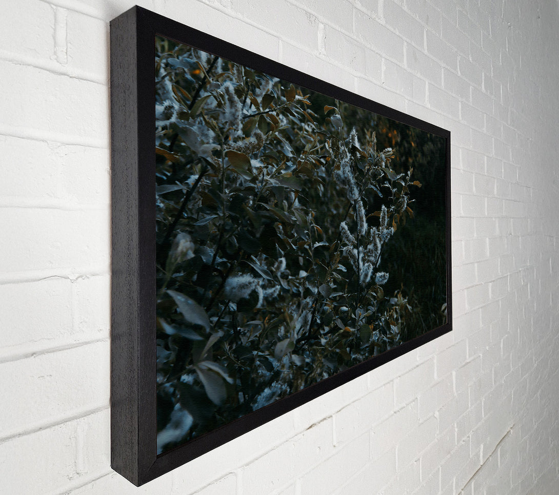  A Canvas Print of Emerald Willow Whispers. Canvas Wall Art