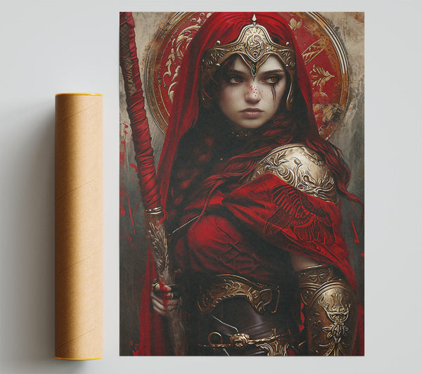 Red Goddess Print