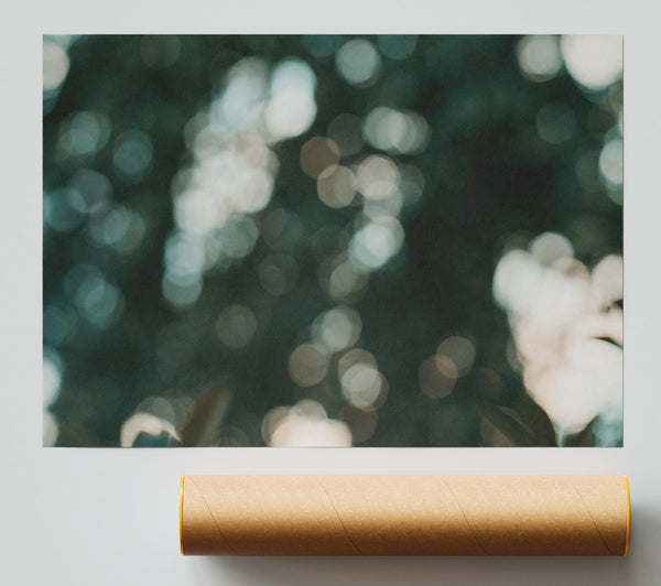 Emerald Light Dappled Print