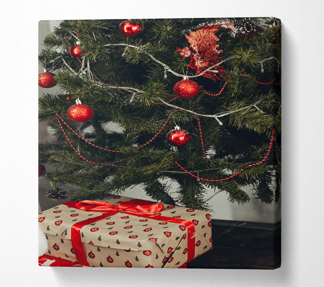  A Canvas Print of Red And Green Holiday Cheer Canvas Print