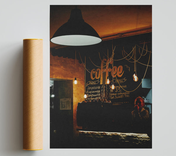 Warm Cafe Lights Print