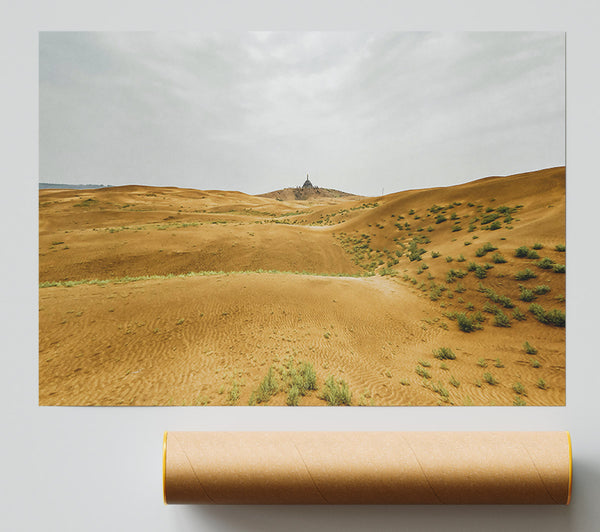 Sand Dunes Of Gold Poster