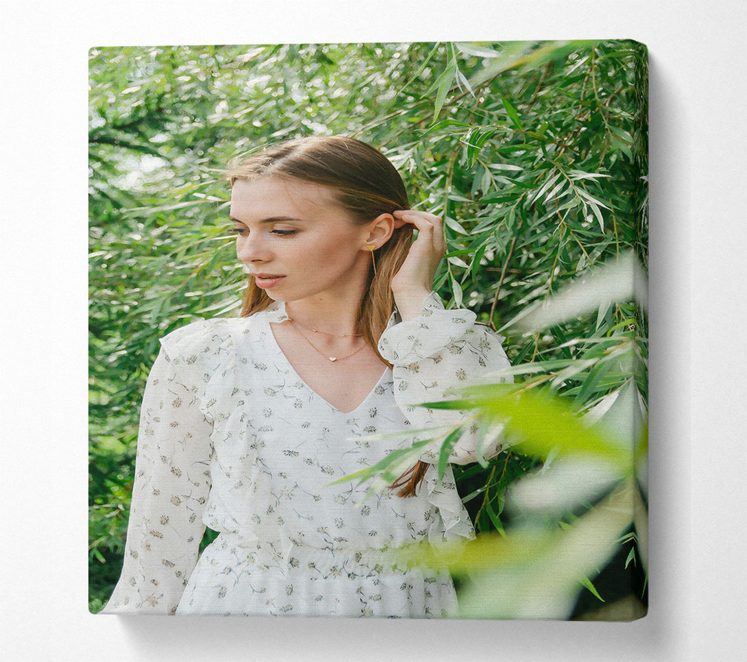  A Canvas Print of White Floral Dream Canvas Wall Art