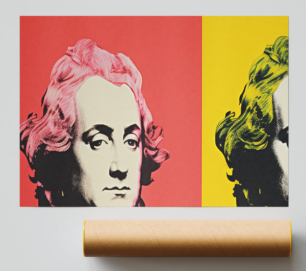Retro Popart King Poster