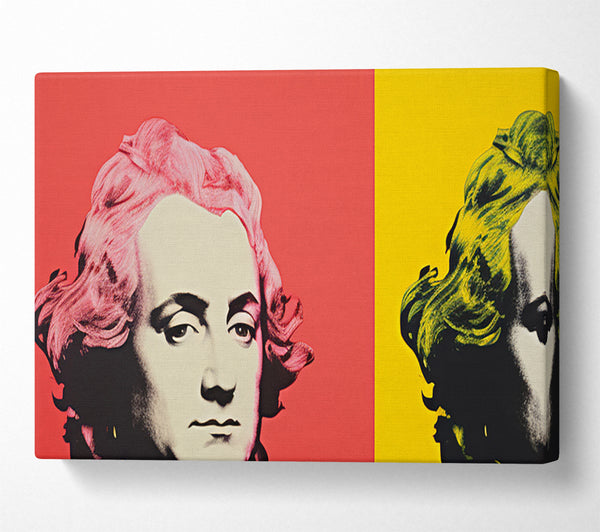  A Canvas Print of Retro Popart King Canvas Art