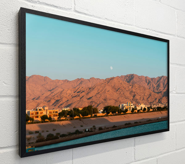 Golden Desert Moon