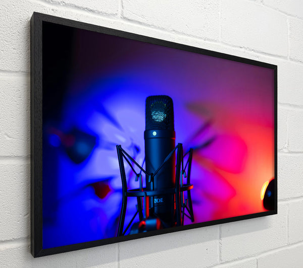 Blue And Red Mic