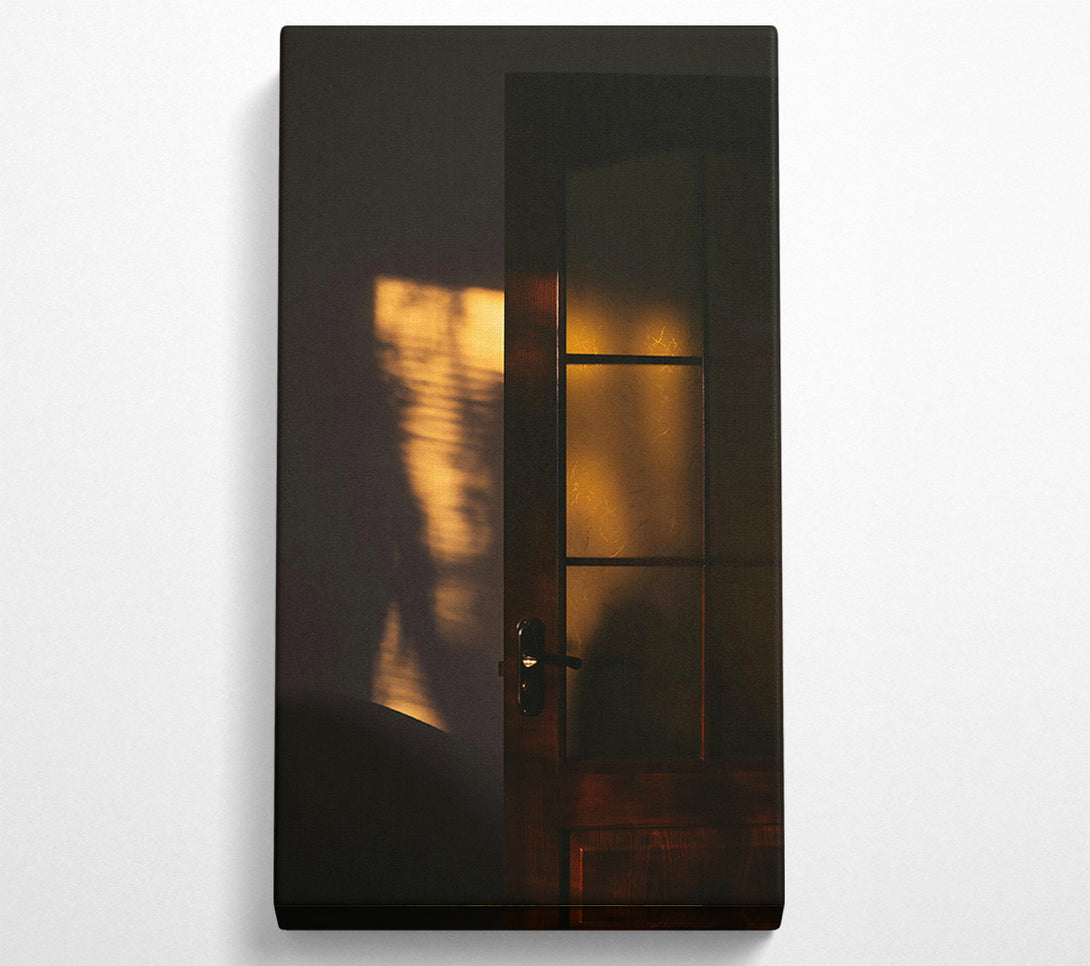  A Canvas Print of Golden Doorway Shadows Canvas Art