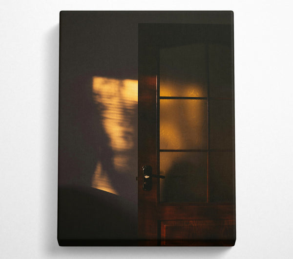 A Canvas Print of Golden Doorway Shadows Canvas Art