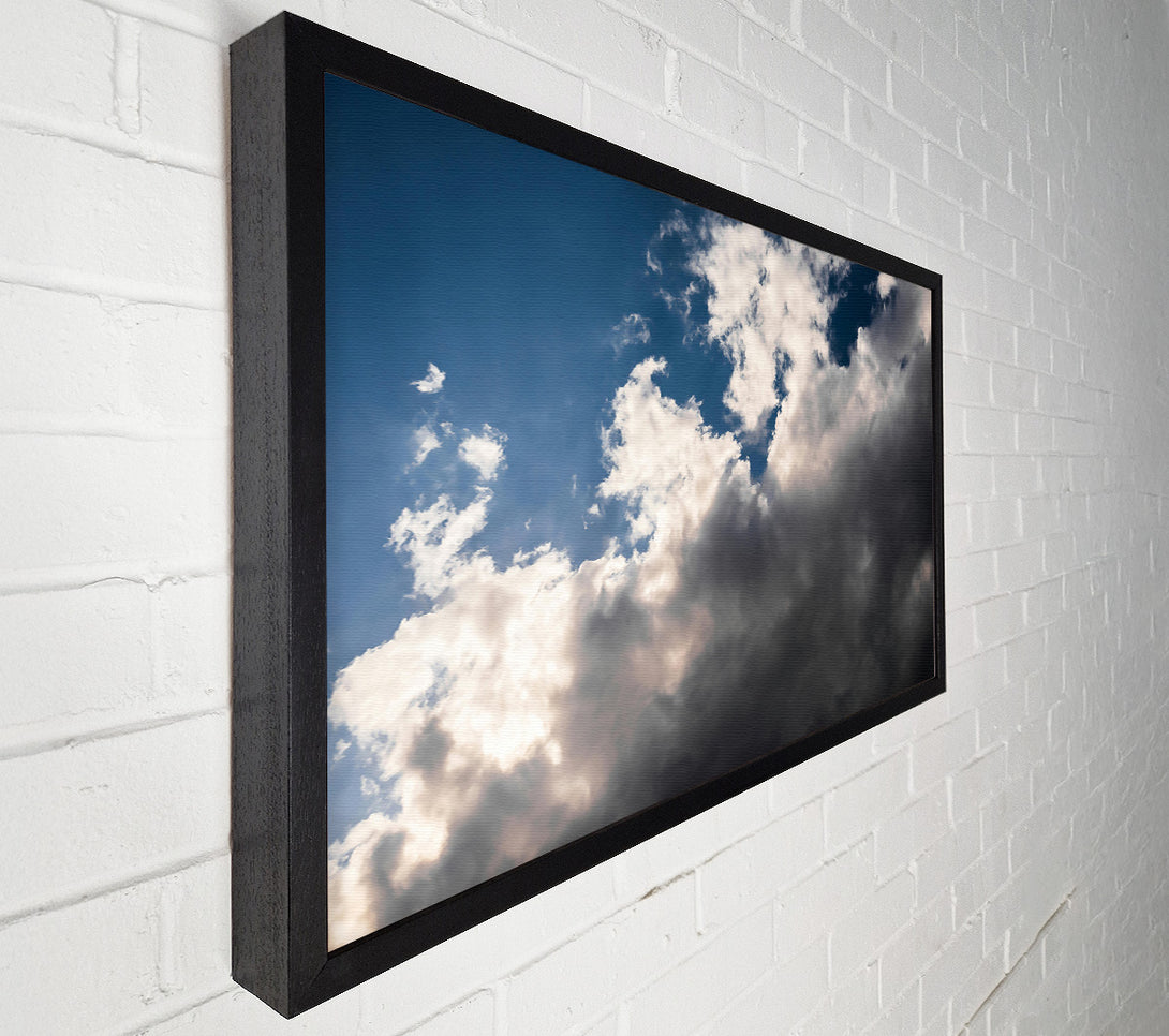 A Canvas Print of Gray Skies, Blue Light Canvas Art