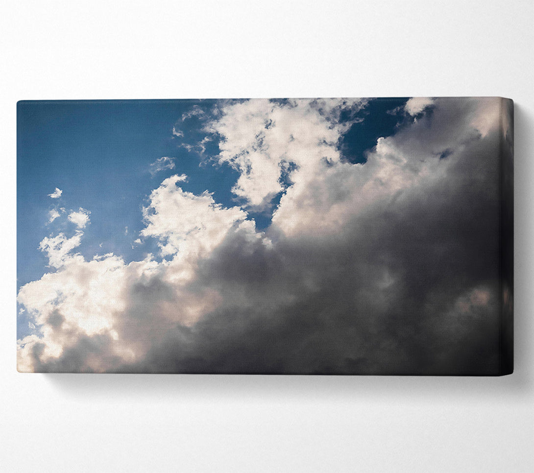  A Canvas Print of Gray Skies, Blue Light Canvas Art