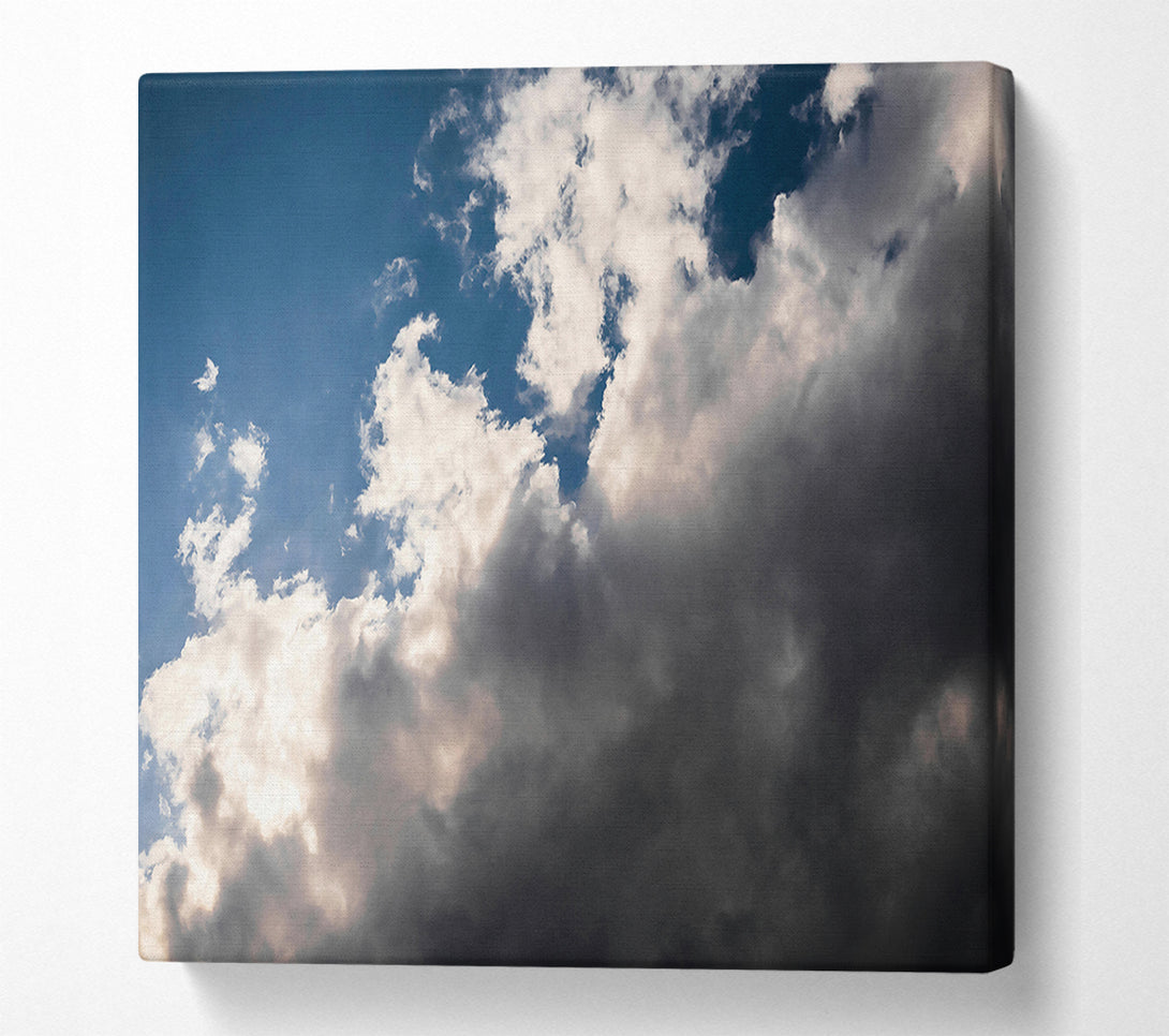  A Canvas Print of Gray Skies, Blue Light Canvas Art