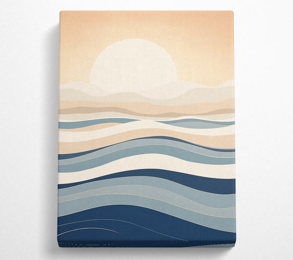  A Canvas Print of River To The Sun Canvas Print