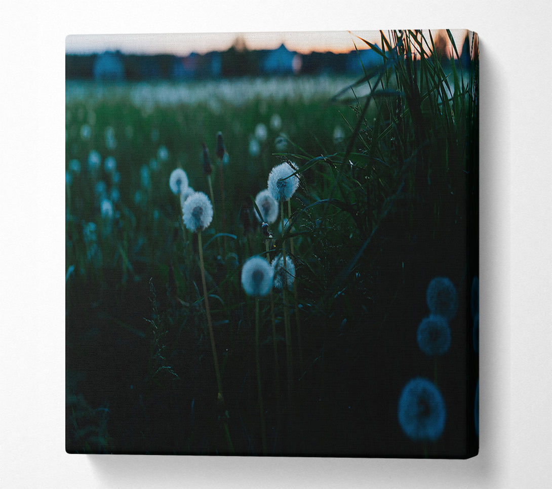  A Canvas Print of Green Field Wishes Canvas Wall Art