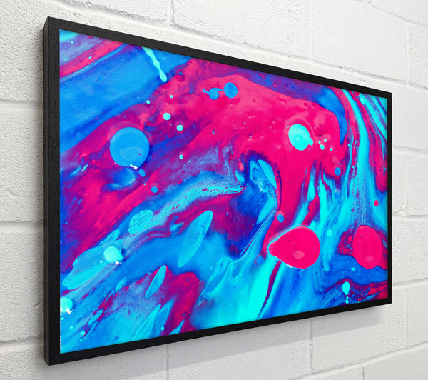 Pink And Blue Swirls
