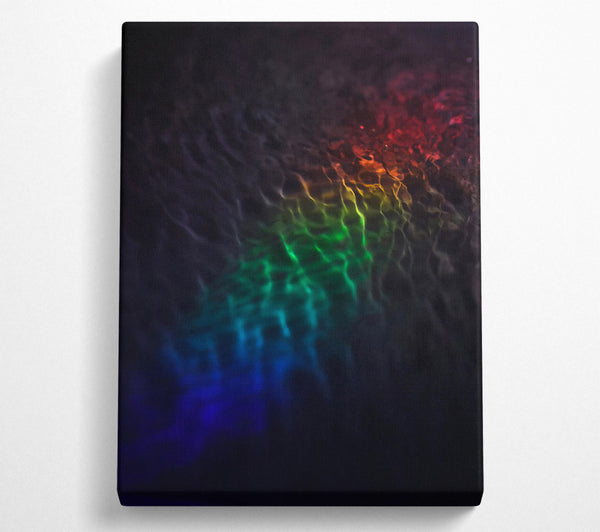  A Canvas Print of Emerald Water Ripples Canvas Wall Art