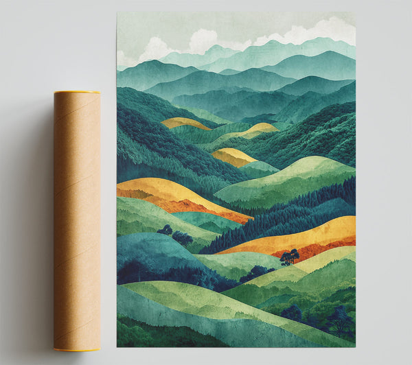Rolling Hills Print