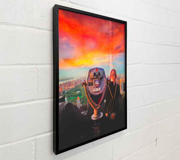 Orange Sunset Viewfinder