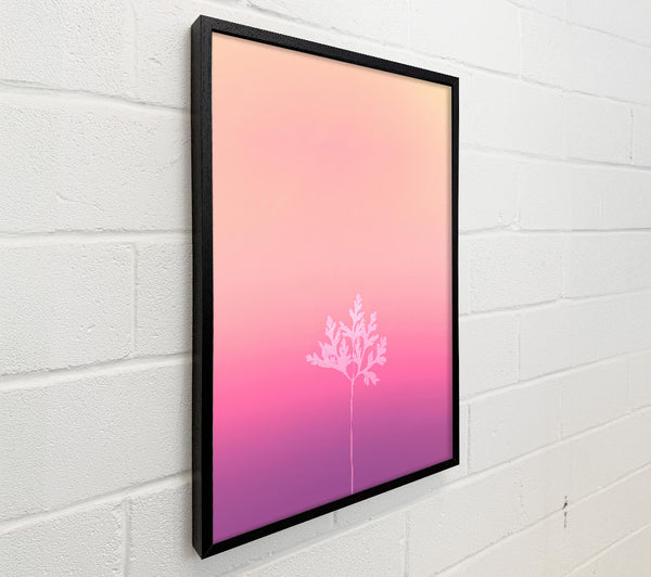 Pink Branch Silhouette