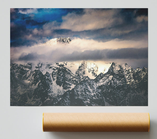 Blue Sky'S Embrace Poster