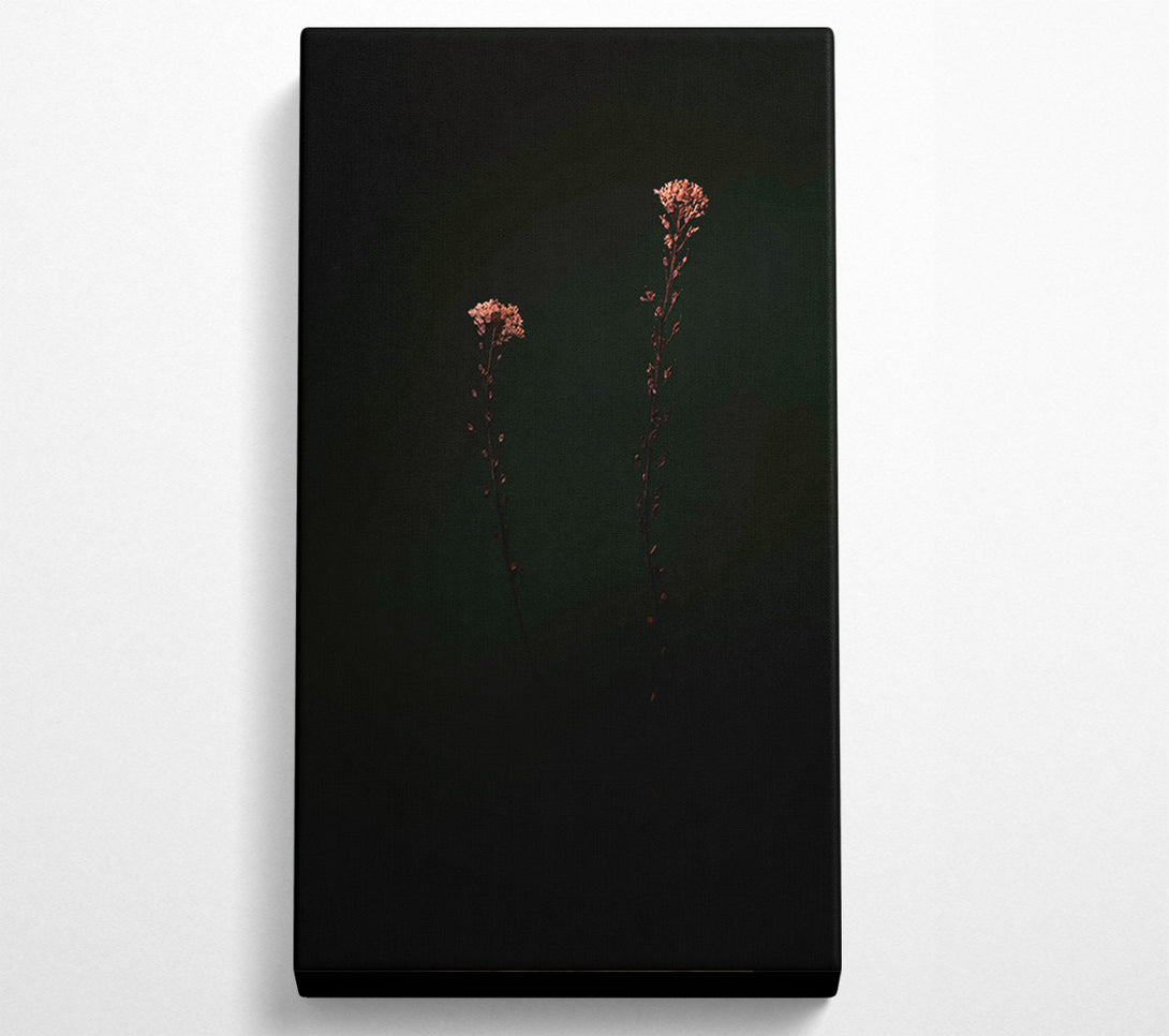  A Canvas Print of Pale Pink Silhouette Canvas Wall Art