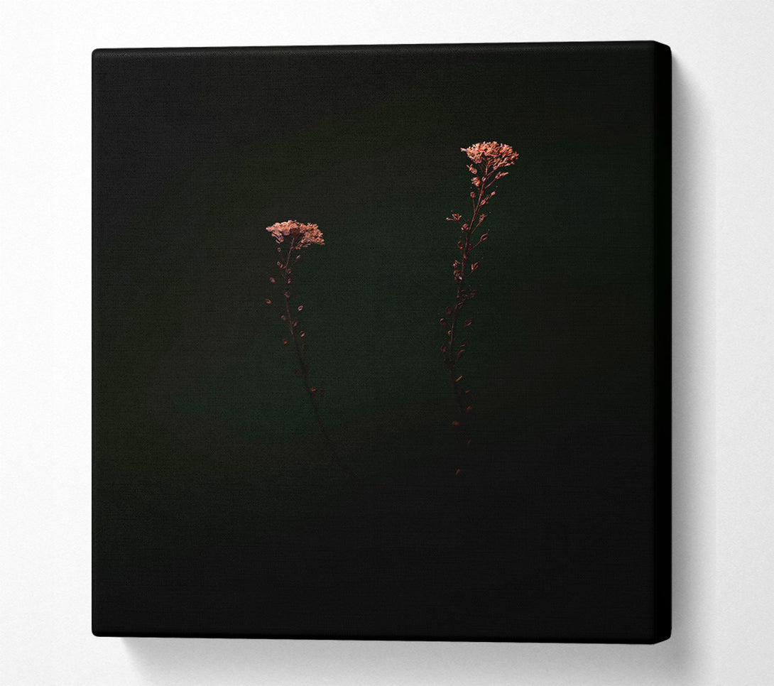  A Canvas Print of Pale Pink Silhouette Canvas Wall Art
