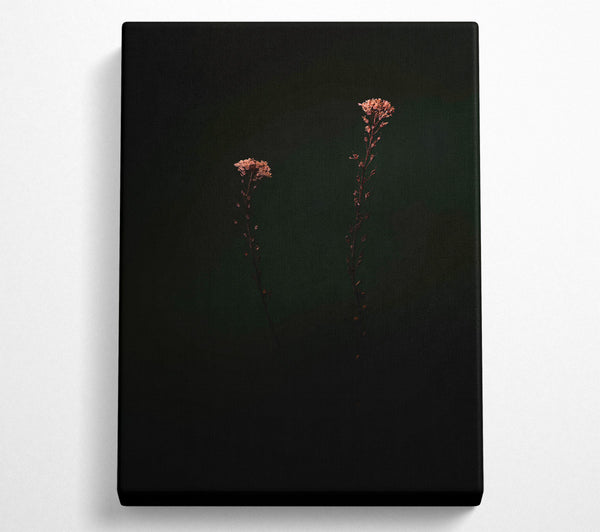  A Canvas Print of Pale Pink Silhouette Canvas Wall Art