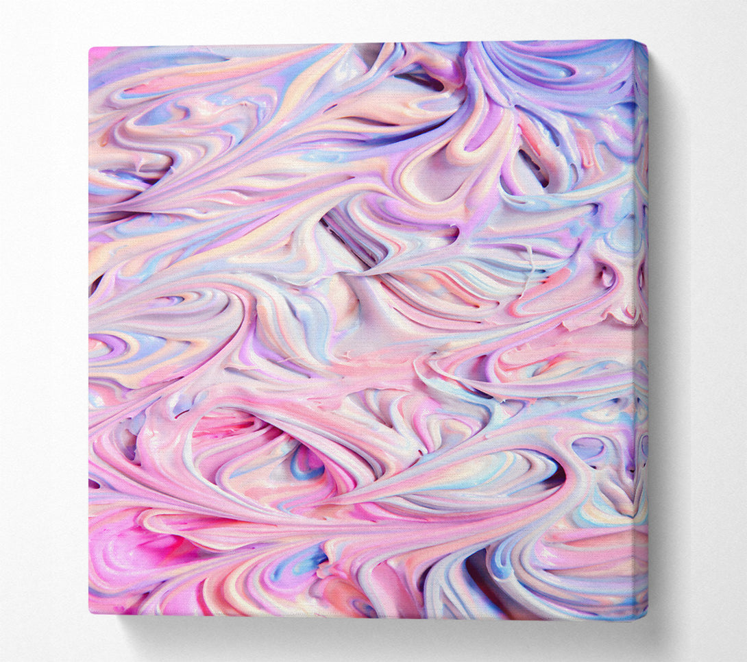  A Canvas Print of Pink Swirls Of Dreams Canvas Art