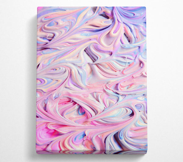  A Canvas Print of Pink Swirls Of Dreams Canvas Art