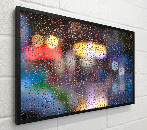 Rainy Blue Reflections