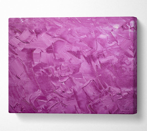  A Canvas Print of Magenta Abstract Strokes Canvas Print