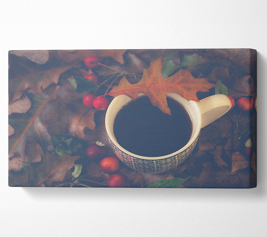  A Canvas Print of Autumn'S Warm Brown Brew Canvas Wall Art