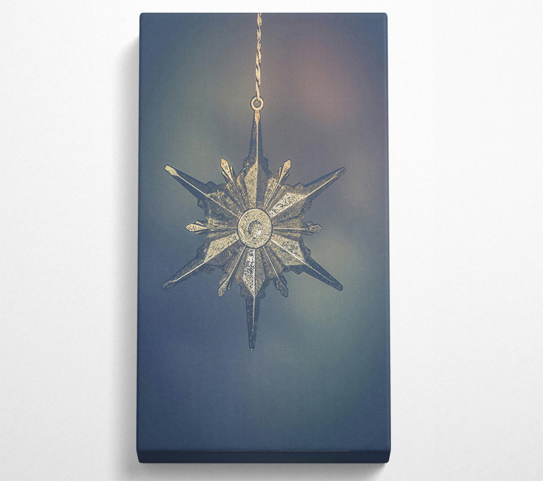  A Canvas Print of Silver Star Of Hope Canvas Wall Art