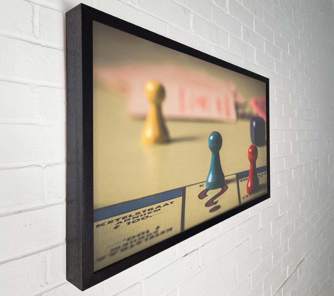  A Canvas Print of Blue Chance Question Canvas Art