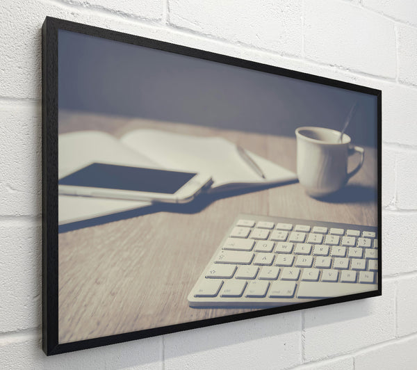 Cream Keyboard Workspace