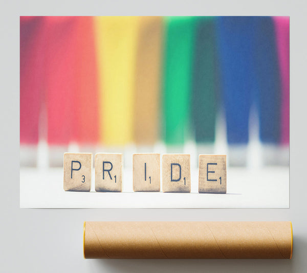 Yellow Pride Tiles Giclee Print