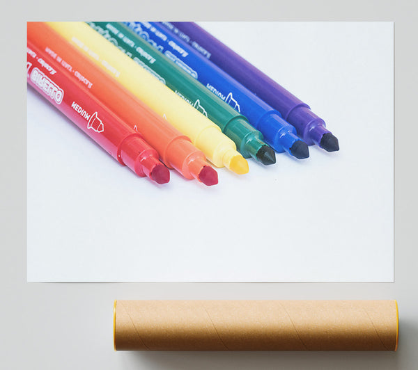 Red Rainbow Hues Giclee Print