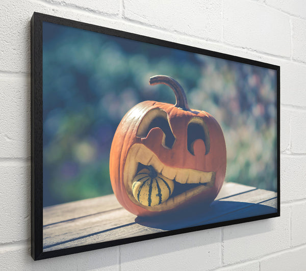 Orange Grinning Pumpkin