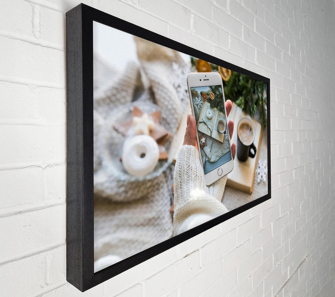  A Canvas Print of White Winter Capture Canvas Wall Art