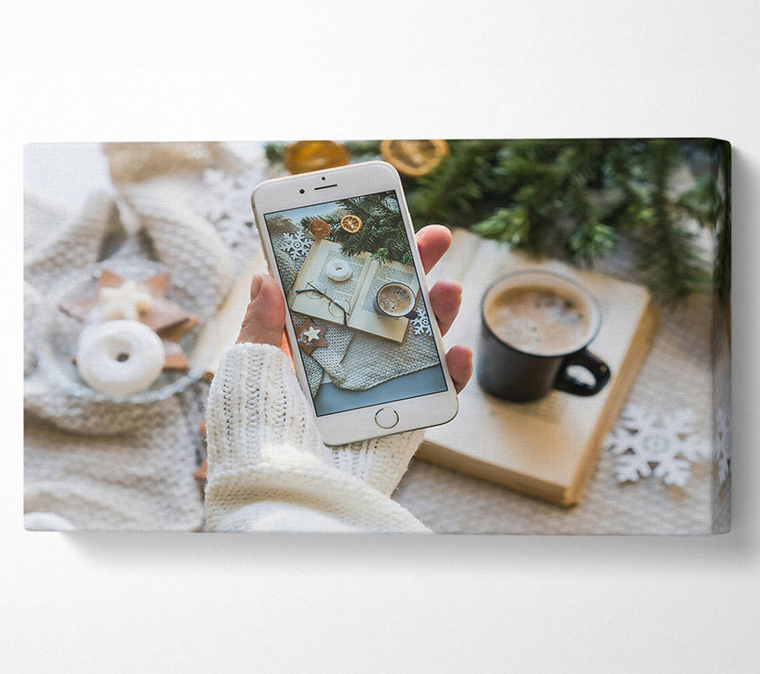  A Canvas Print of White Winter Capture Canvas Wall Art