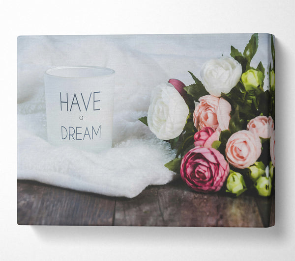  A Canvas Print of White Dream Bouquet Canvas Print