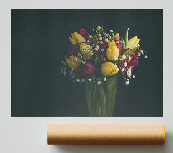 Yellow Tulips In Bloom Print