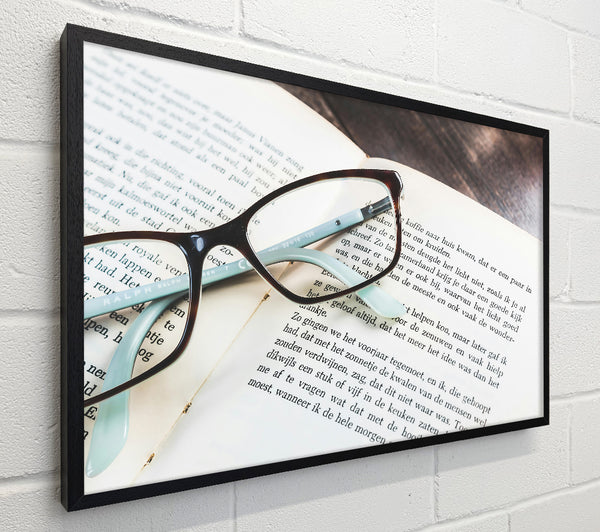 Brown Book And Glasses