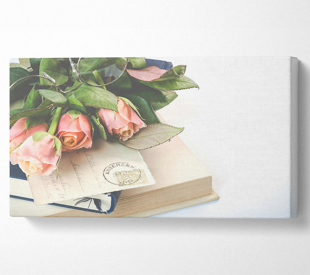  A Canvas Print of Pale Pink Nostalgia Canvas Art