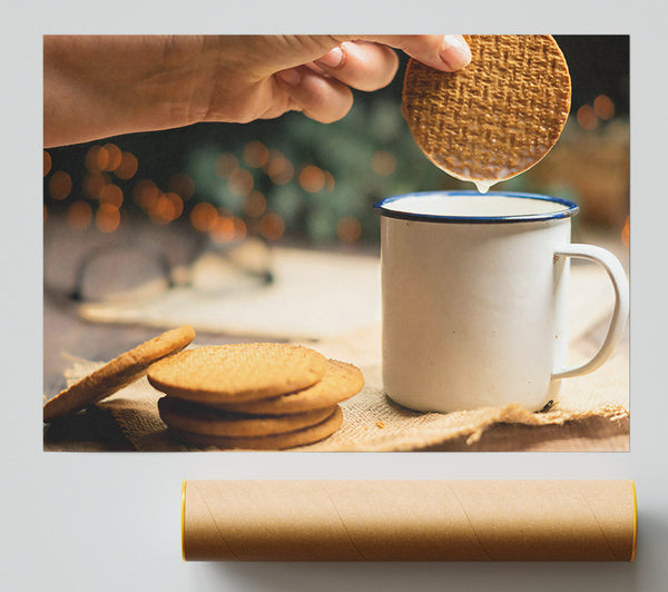 Golden Biscuit Dip Poster