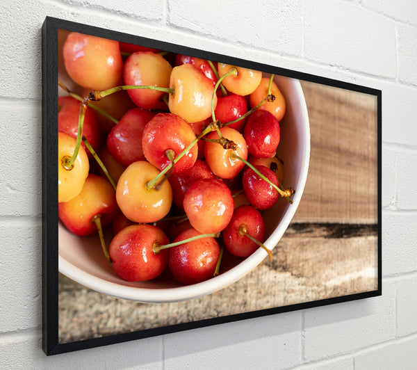 Red And Yellow Cherries