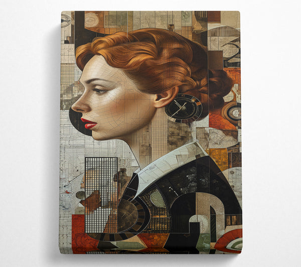  A Canvas Print of Scapbook Woman Canvas Print