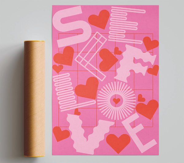 Self Love Funky Pink Print